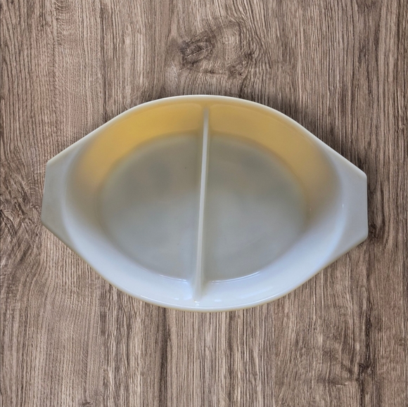 Vintage Pyrex 1.5 Quart Sunflower Daisy Divided Serving Dish With Lid Cover - Picture 2 of 7